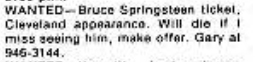 On Cleveland & Bruce Springsteen in the mid-70s