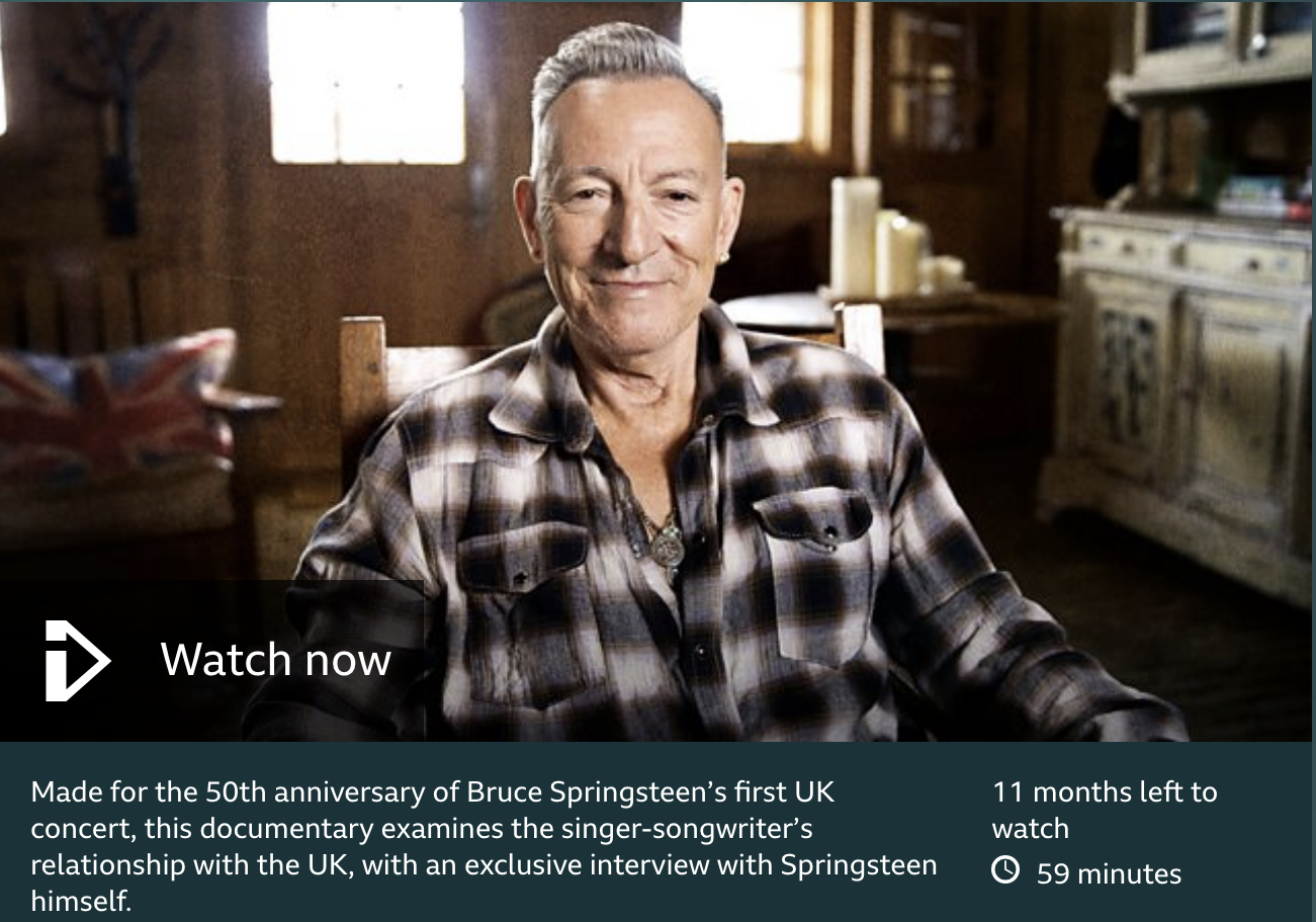 When Bruce Springsteen Came to Britain