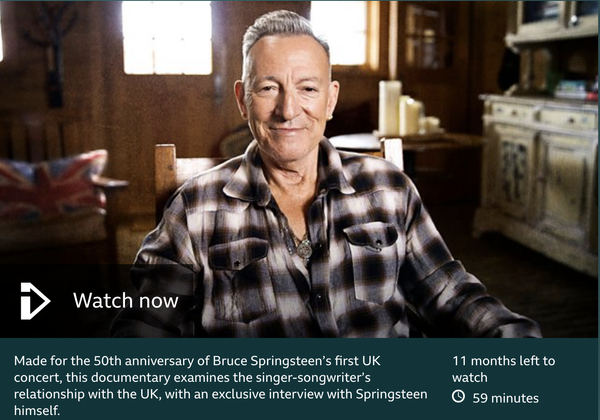 When Bruce Springsteen Came to Britain
